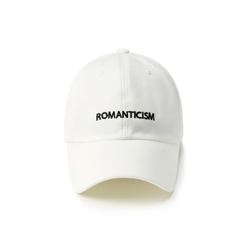ROMANTICISM COTTON BALL CAP(CW/BK)